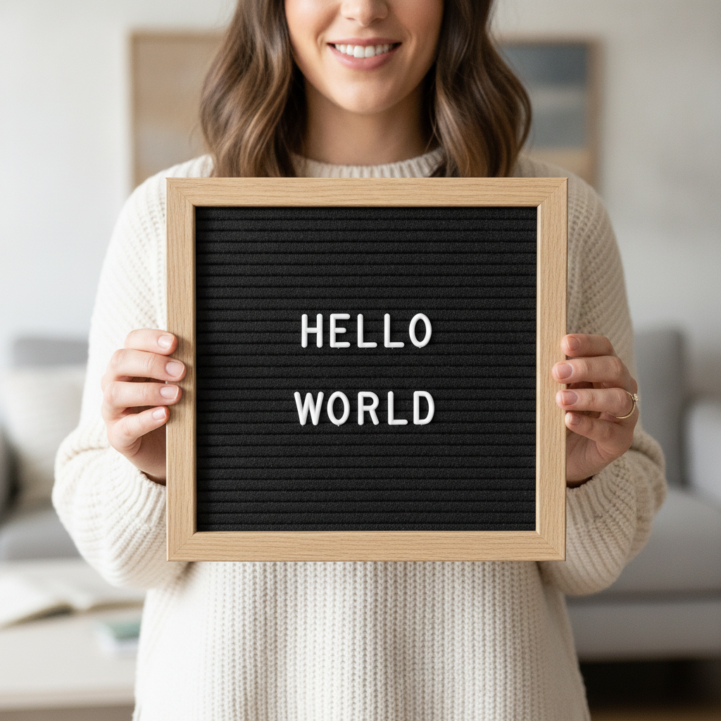 Felt Letter Board