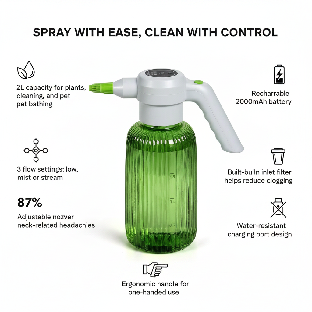 Allurium® Electric Water Spray