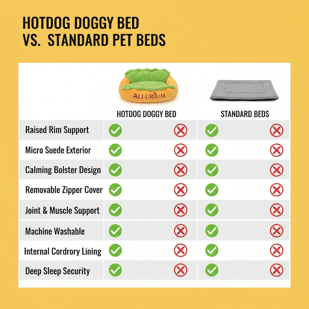 Hotdog Doggy Bed