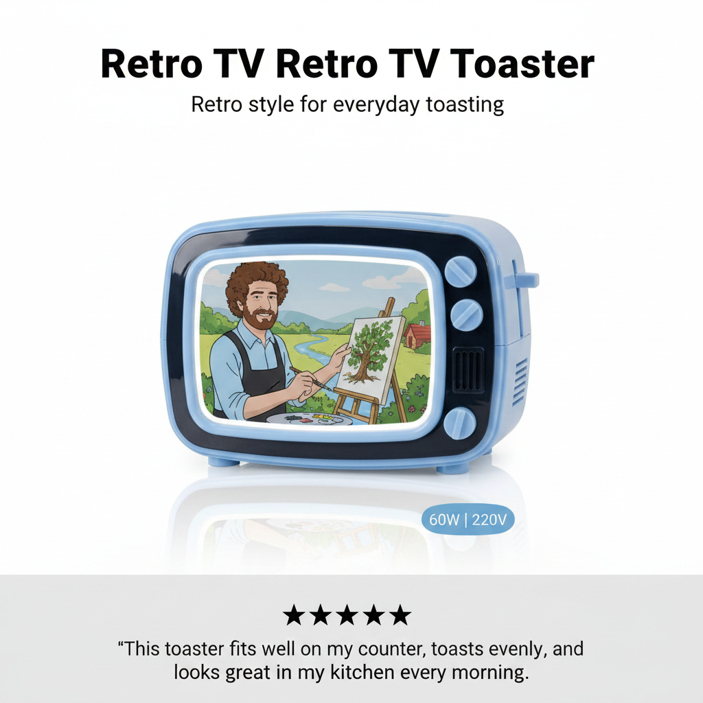 Retro TV Toaster