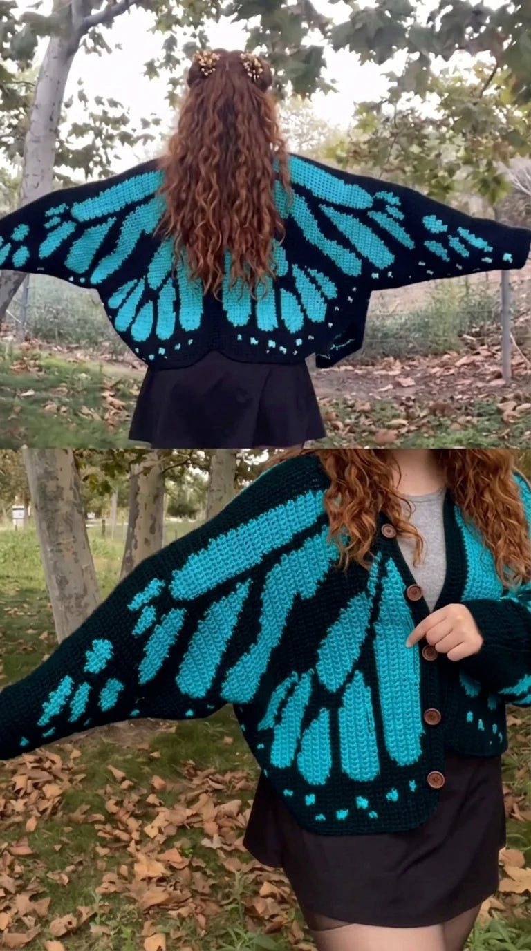 Monarcha™ Handmade Wing Cardigan