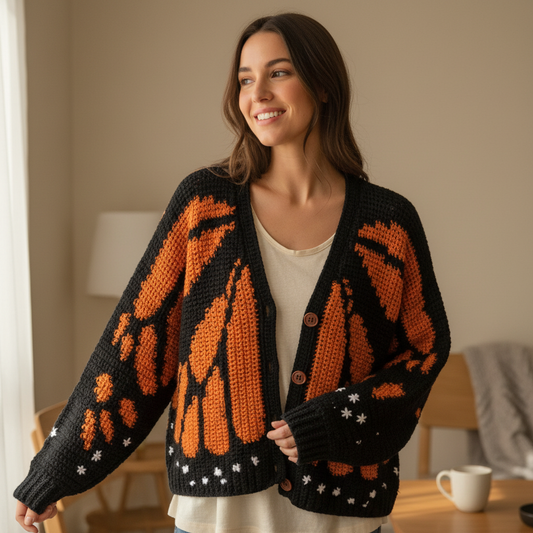 Monarcha™ Handmade Wing Cardigan