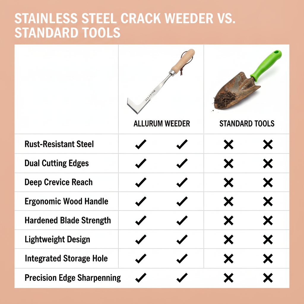 Stainless Steel Crack Weeder