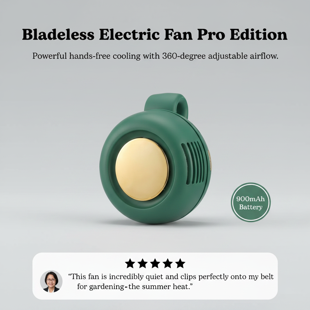 Bladeless Electric Fan Pro Edition