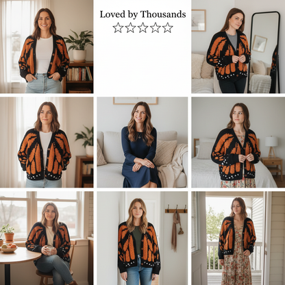 Monarcha™ Handmade Wing Cardigan