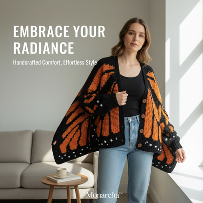 Monarcha™ Handmade Wing Cardigan