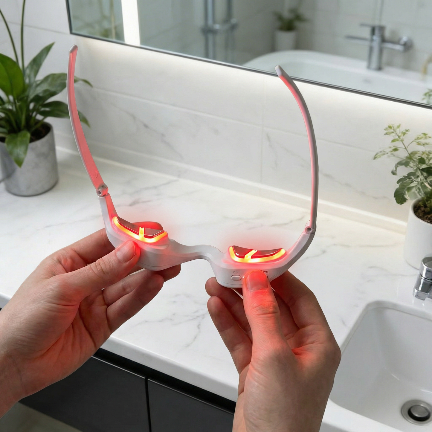 Allurium® Redlight+ Microcurrent Glasses