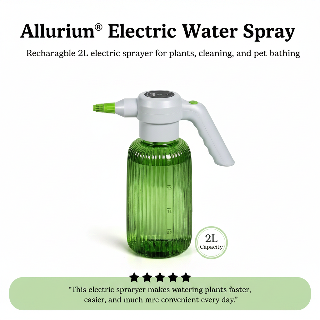 Allurium® Electric Water Spray