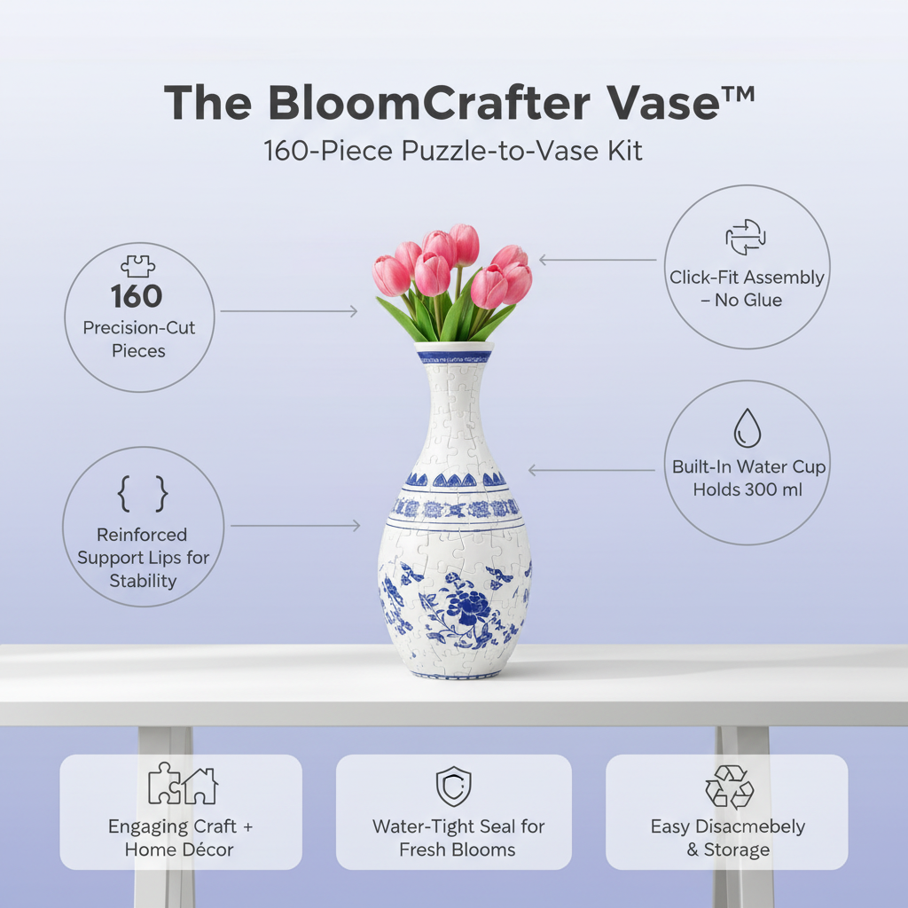 The BloomCrafter Vase™