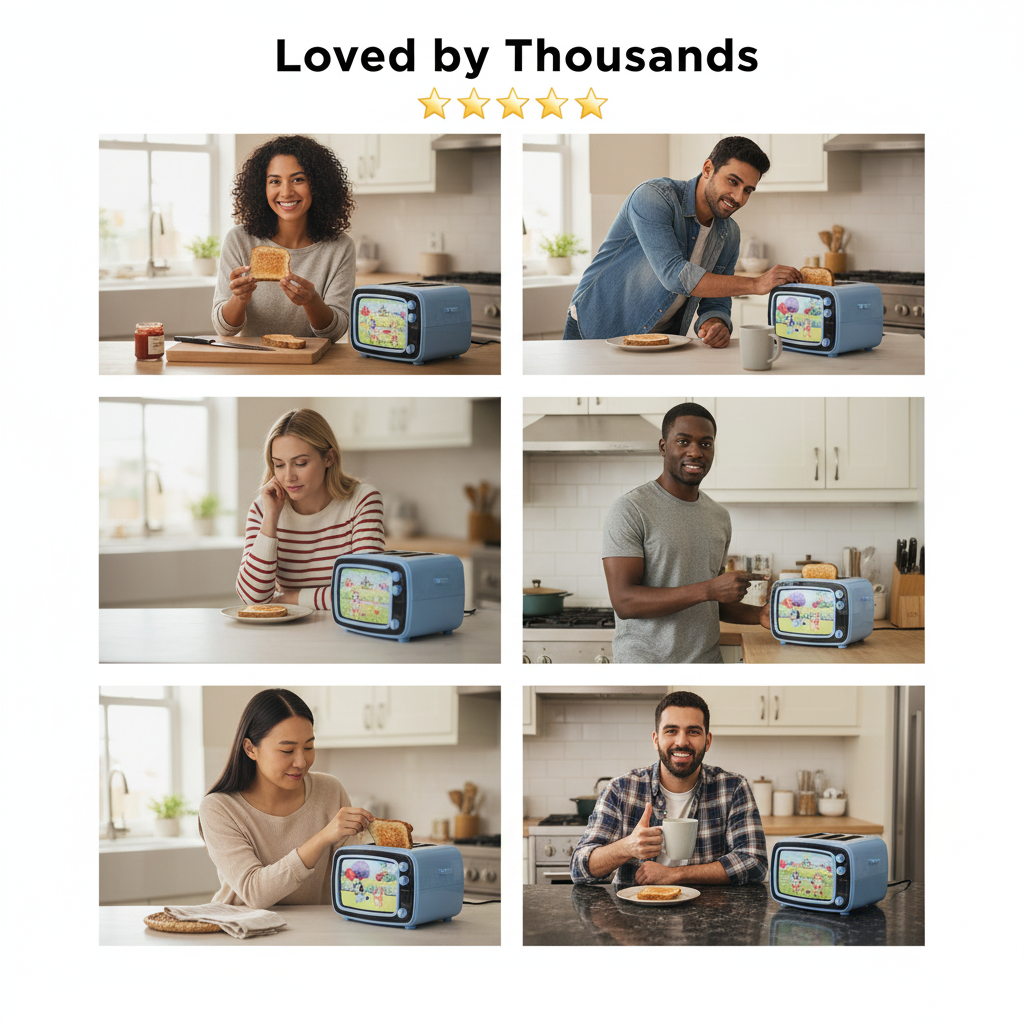 Retro TV Toaster